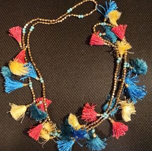 Roller Rabbit Tassel Necklace